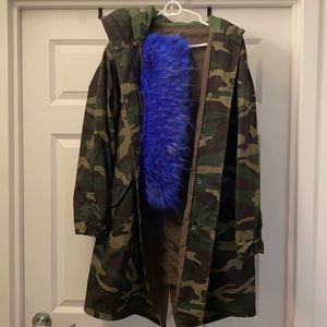Army fatigue Parka